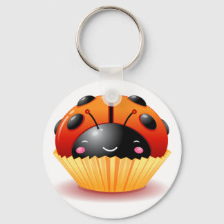 Ladybug Cupcake Sleutelhanger