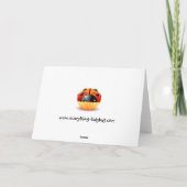 Ladybug Cupcake Verjaardag Kaart (Achterkant)