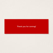 Ladybug Custom Gift Labels Mini Visitekaartjes (Achterkant)