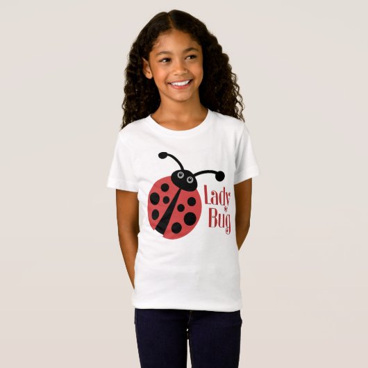 Ladybug Cute Animal Print T-shirt (Voorkant volledig)