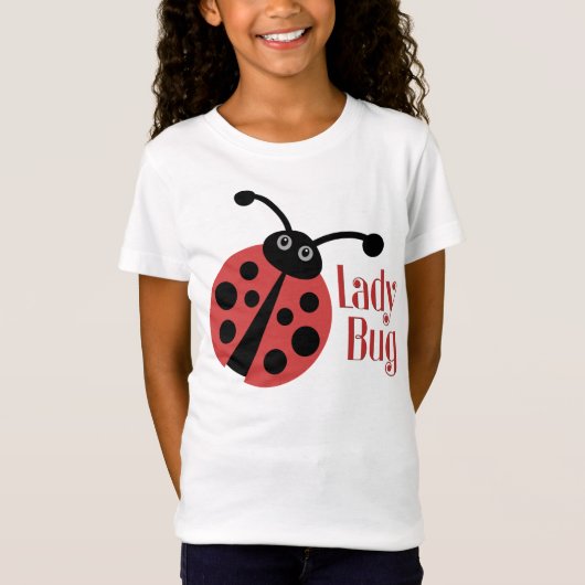 Ladybug Cute Animal Print T-shirt (Voorkant)