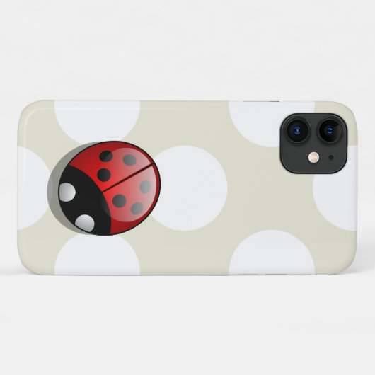 Ladybug, Cute Ladybug, Red Ladybug, Ladybird Case-Mate iPhone Case (Achterkant (horizontaal))