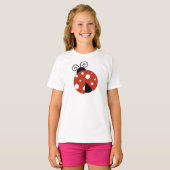 Ladybug, Cute Ladybug, Red Ladybug, Ladybird T-shirt (Voorkant volledig)
