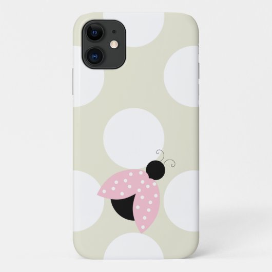 Ladybug, Cute Ladybug, Roze Ladybug, Ladybird Case-Mate iPhone Case (Achterkant)