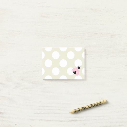 Ladybug, Cute Ladybug, Roze Ladybug, Ladybird Post-it® Notes (Op bureau)