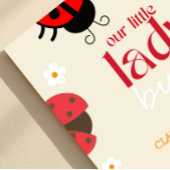 Ladybug Daisy Verjaardag Uitnodiging Little Bug Pa