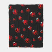 Ladybug Deken Leuke Ladybird Fleece Deken (Voorkant)