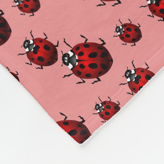 Ladybug Deken Leuke Ladybird Fleece Deken (Hoek)