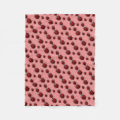 Ladybug Deken Leuke Ladybird Fleece Deken (Voorkant)