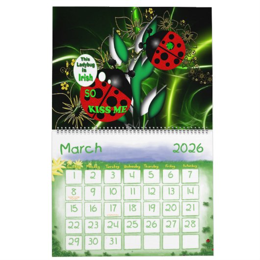 Ladybug Delight Kalender (Mar 2026)