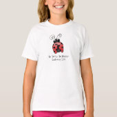 Ladybug Delight Natuur-geïnspireerd ontwerp voor t T-shirt (Voorkant)