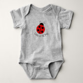 Ladybug Design Baby Bodysuit (Voorkant)