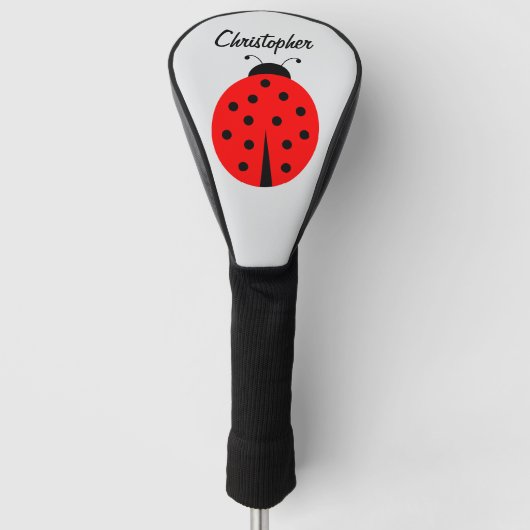 Ladybug Design Golfheadcover (Voorkant)