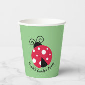 Ladybug Design Paper Cups Papieren Bekers (Voorkant)