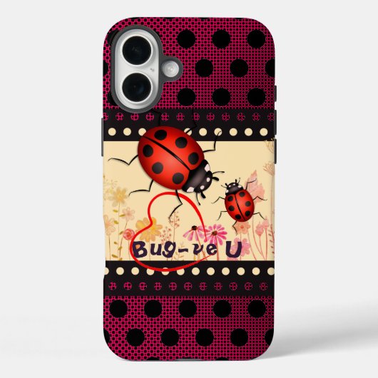 Ladybug Dots Case-Mate iPhone Case (Achterkant)