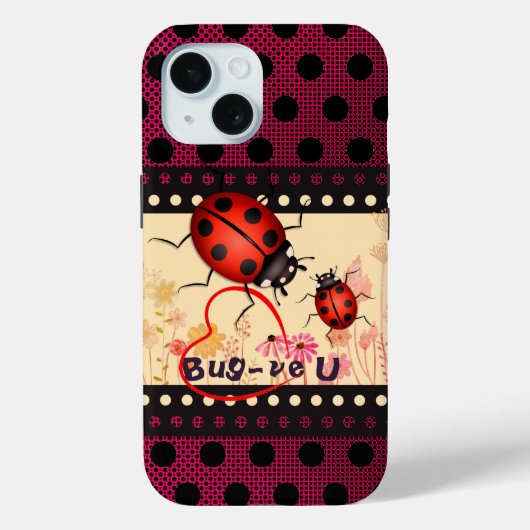 Ladybug Dots Case-Mate iPhone Case (Achterkant)