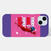 Ladybug Elk meisje is een superheld Case-Mate iPhone Case (Achterkant (horizontaal))