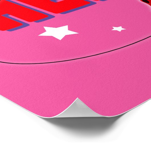 Ladybug Elk meisje is een superheld Poster (Hoek)