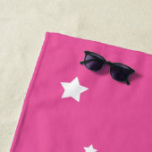 Ladybug Elk meisje is een superheld Strandlaken (In situ)