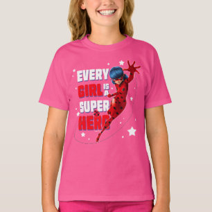 Ladybug Elk meisje is een superheld T-shirt