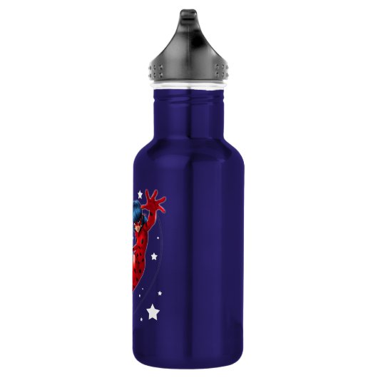 Ladybug Elk meisje is een superheld Waterfles (Rechts)