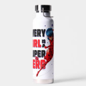 Ladybug Elk meisje is een superheld Waterfles (Links)