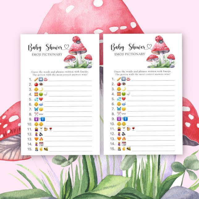 Ladybug - emoji pictionary baby shower spel (Creator heeft geüpload)