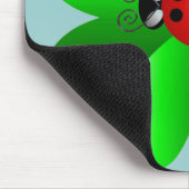 Ladybug en 4 bladklaver muismat (Hoek)