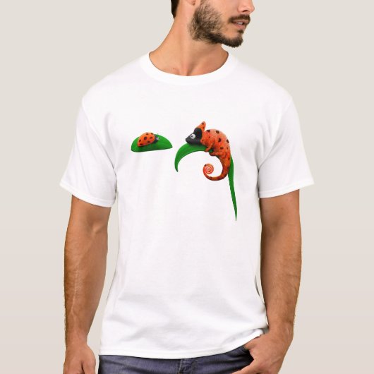 Ladybug en Chameleon T-shirt (Voorkant)