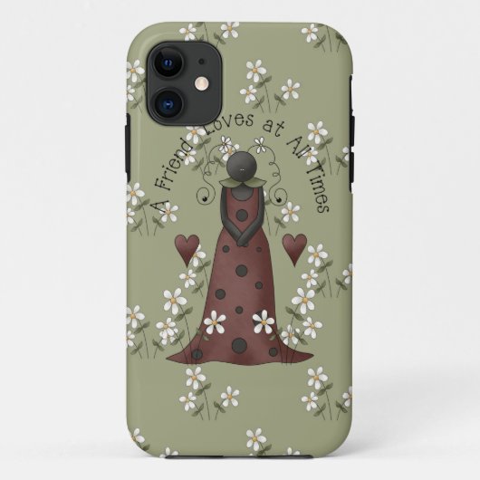 Ladybug en Daisies Friendship iPhone5 Case-Mate iPhone Case (Achterkant)