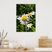 Ladybug en Daisies Poster (Keuken)