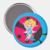 Ladybug en fee Magnet (Voorkant / Achterkant)