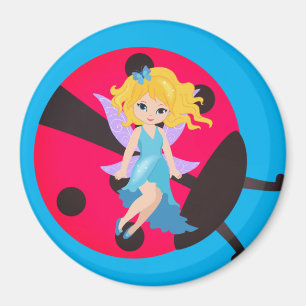 Ladybug en fee Magnet
