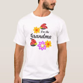 Ladybug en Flowers T-shirt (Voorkant)