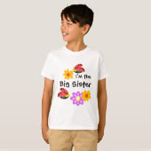 Ladybug en Flowers T-shirt (Voorkant volledig)