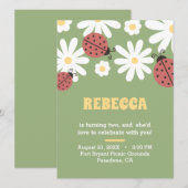 Ladybug en griezeligheid ter gelegenheid van de ge kaart (Voorkant / Achterkant)