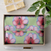 Ladybug en roze ventilator tissuepapier (Geschenk)