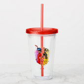 Ladybug en Vesperia Graphic Acryl Drinkbeker (Voorkant)