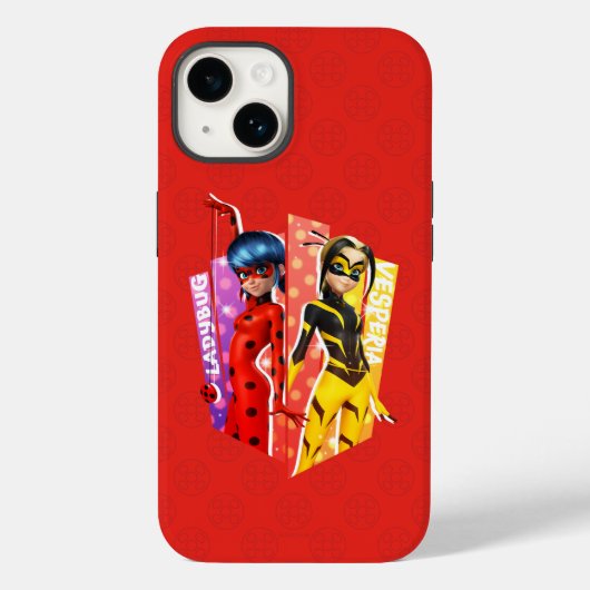 Ladybug en Vesperia Graphic Case-Mate iPhone Case (Achterkant)