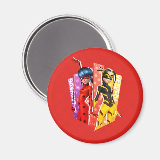 Ladybug en Vesperia Graphic Magneet (Voorkant / Achterkant)