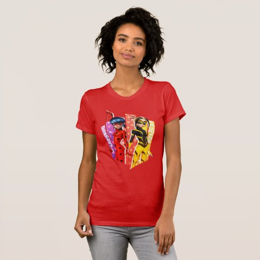 Ladybug en Vesperia Graphic T-shirt (Voorkant volledig)