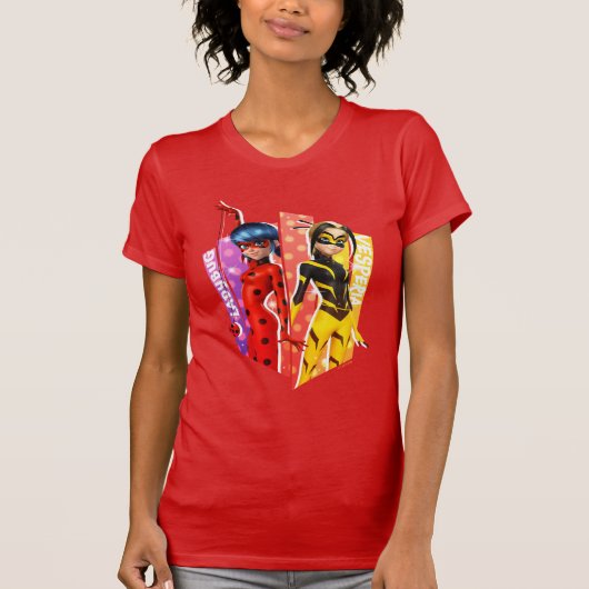 Ladybug en Vesperia Graphic T-shirt (Voorkant)