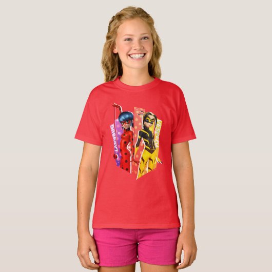 Ladybug en Vesperia Graphic T-shirt (Voorkant volledig)