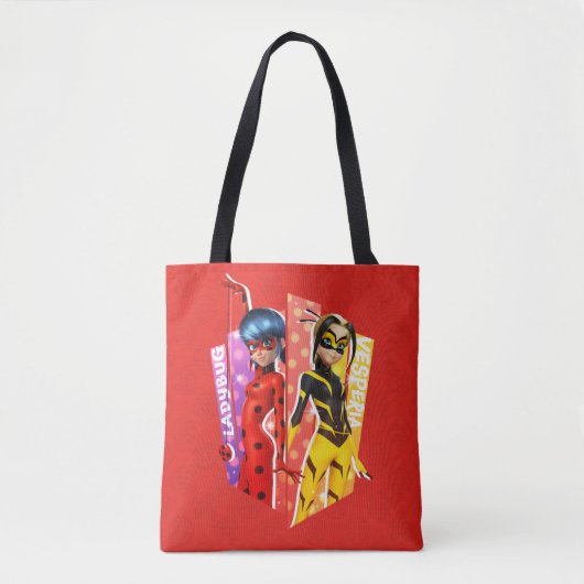 Ladybug en Vesperia Graphic Tote Bag (Voorkant)