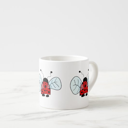 Ladybug Espresso Kop (Voorkant rechts)