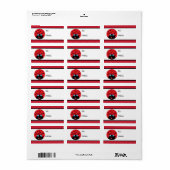 Ladybug Etiket (Full Sheet)