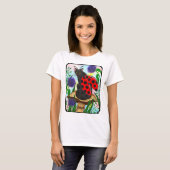 Ladybug Fairy Cat Fantasy Art Shirt (Voorkant volledig)