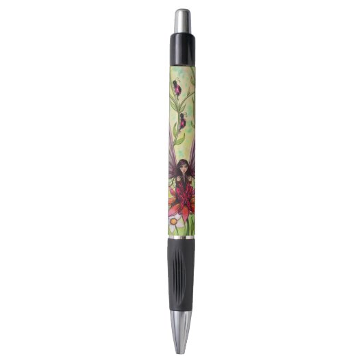 Ladybug Fairy Fantasy Art Pen (Voorkant Verticaal)