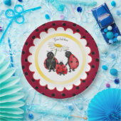 Ladybug Family Stroll Papieren Bordje (Feest)