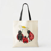 Ladybug Family Stroll Tote Bag (Voorkant)